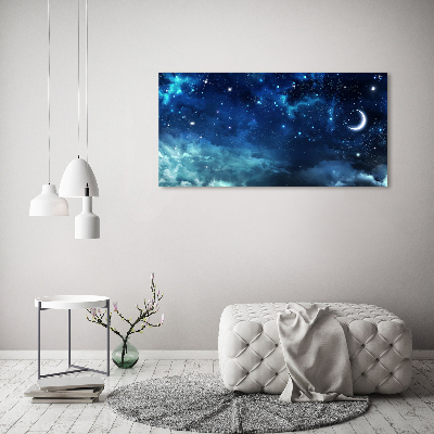 Glass acrylic wall art Starry sky