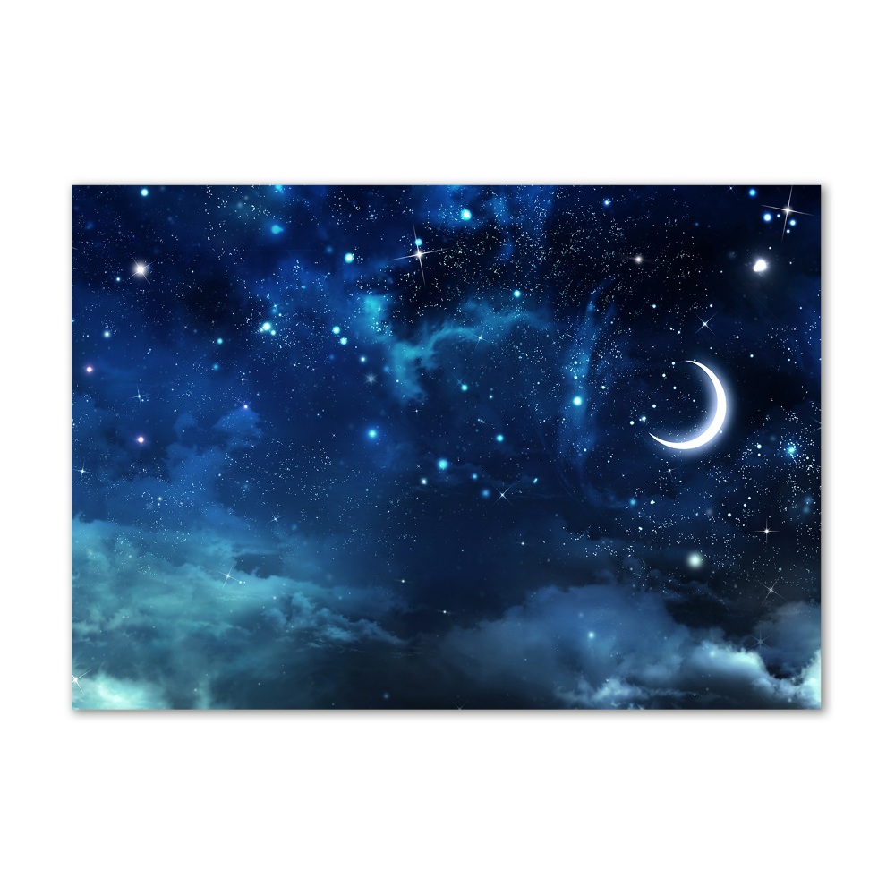 Glass acrylic wall art Starry sky