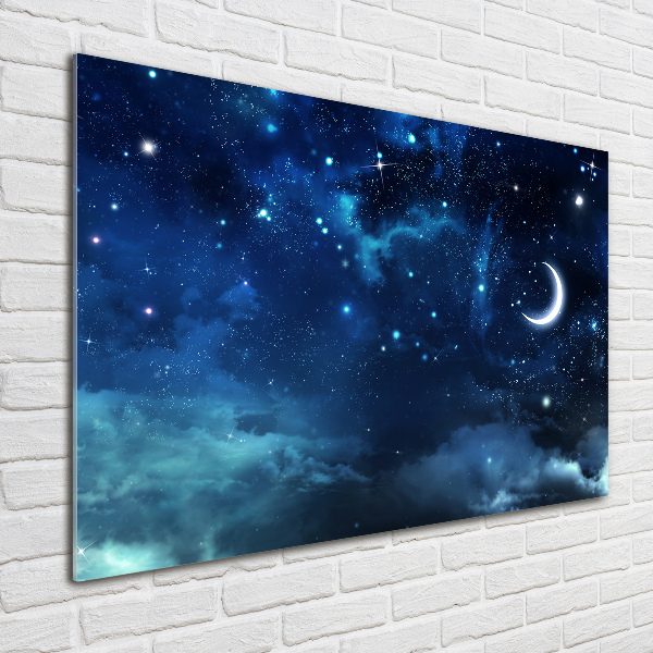 Glass acrylic wall art Starry sky