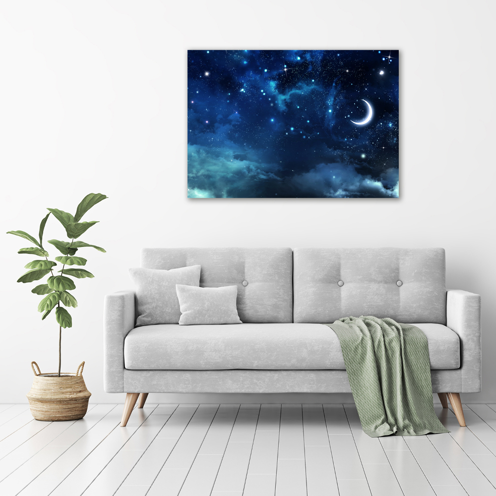 Glass acrylic wall art Starry sky