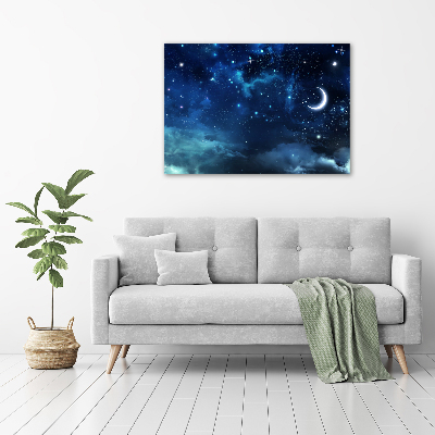 Glass acrylic wall art Starry sky