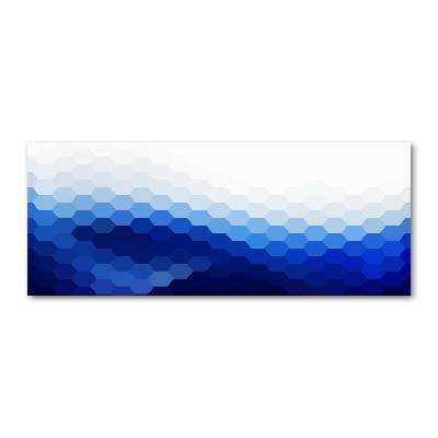 Glass acrylic wall art Cube background