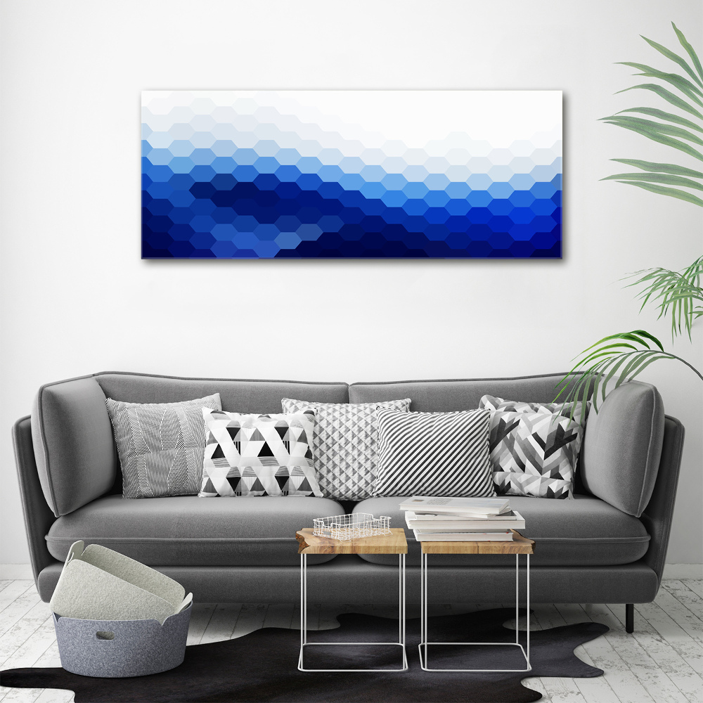 Glass acrylic wall art Cube background