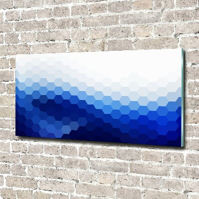 Glass acrylic wall art Cube background