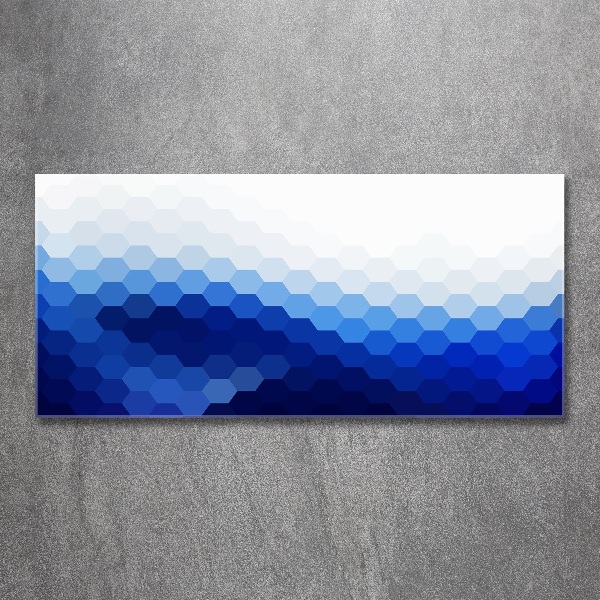 Glass acrylic wall art Cube background