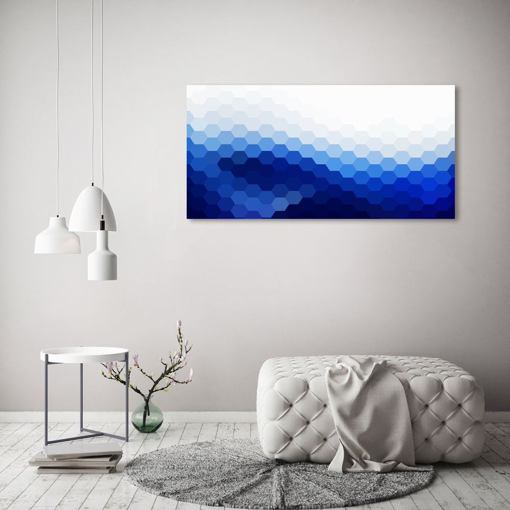 Glass acrylic wall art Cube background