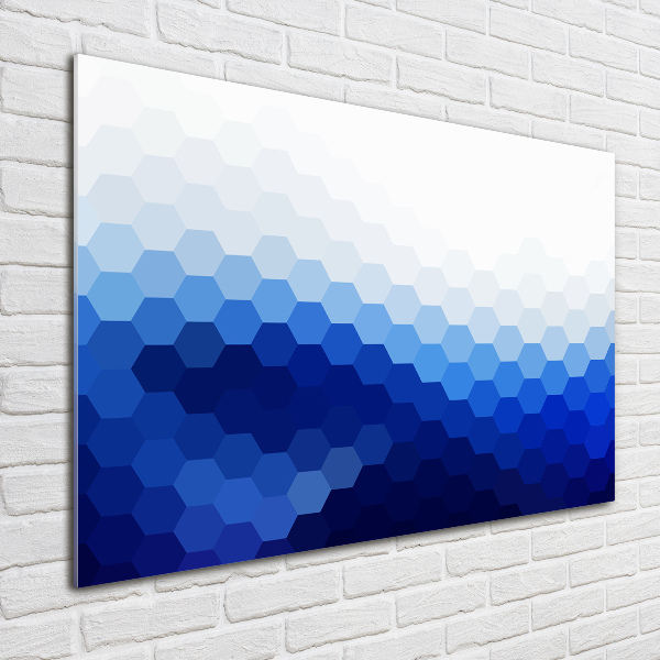 Glass acrylic wall art Cube background