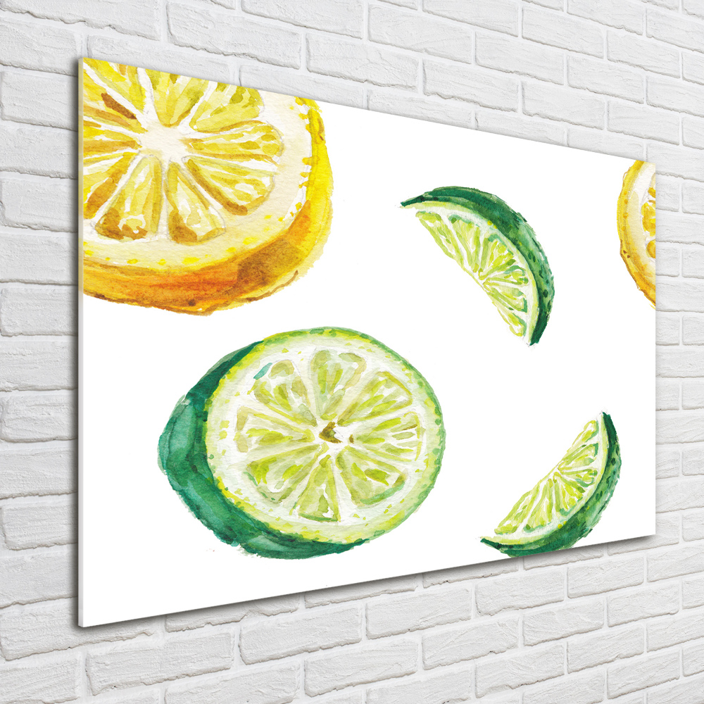 Wall art acrylic Lemon and lime