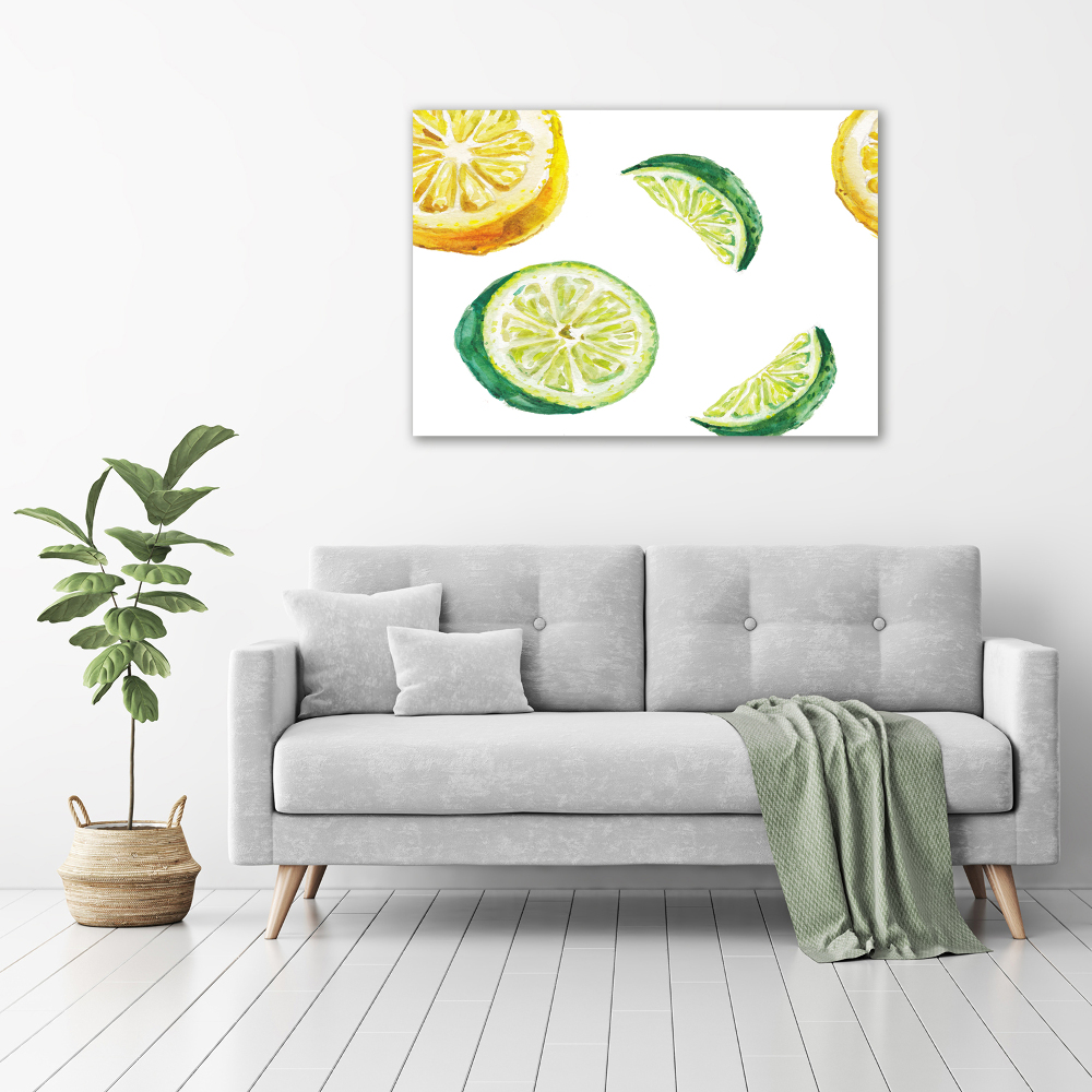 Wall art acrylic Lemon and lime