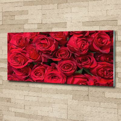 Acrylic wall picture Red roses