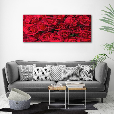 Acrylic wall picture Red roses