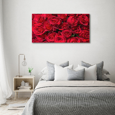 Acrylic wall picture Red roses