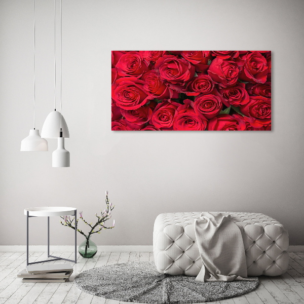 Acrylic wall picture Red roses