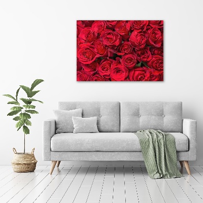 Acrylic wall picture Red roses