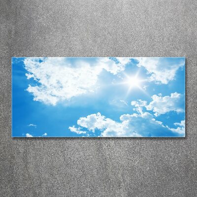 Print on acrylic Clouds in the sky