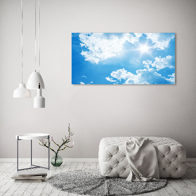 Print on acrylic Clouds in the sky