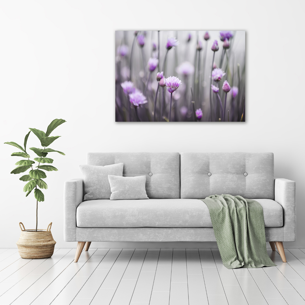 Print on acrylic Chives flowers