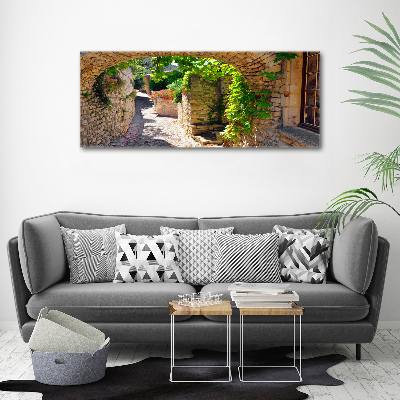 Acrylic wall art Charming street