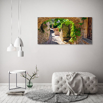 Acrylic wall art Charming street