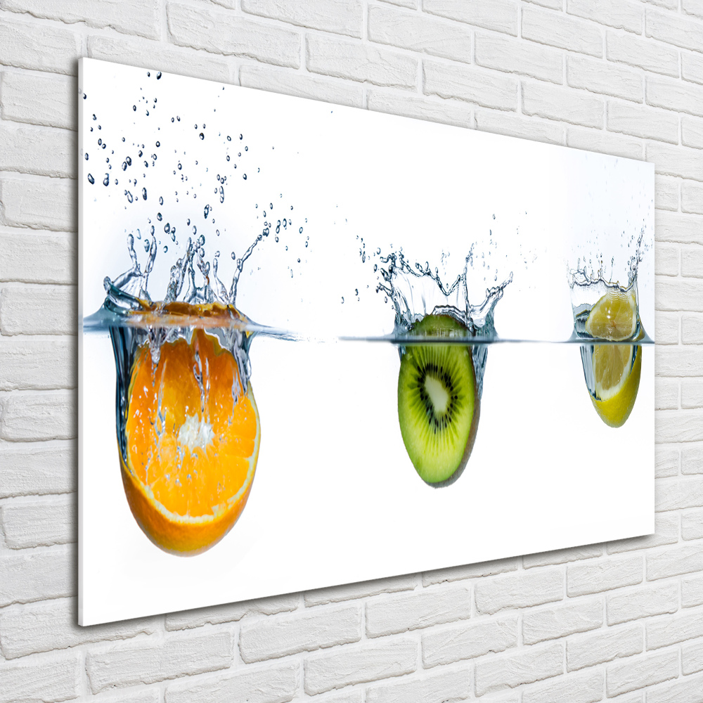 Print on acrylic Fruit underwater