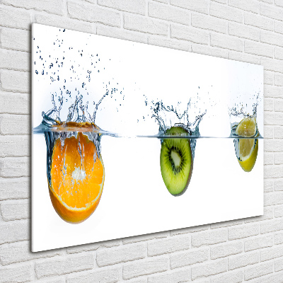 Print on acrylic Fruit underwater