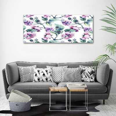 Wall art acrylic Blackberry flowers