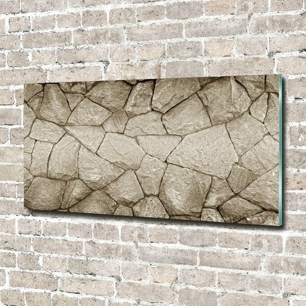 Print on acrylic Stone wall