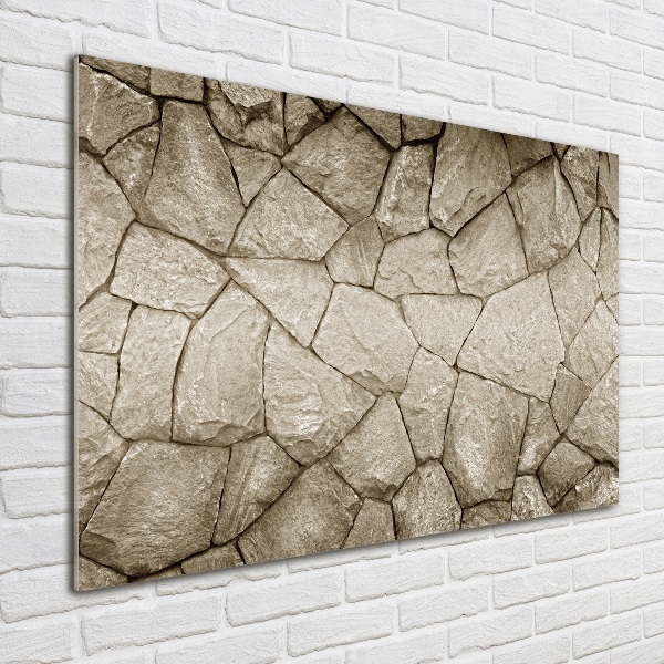 Print on acrylic Stone wall