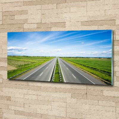 Wall art acrylic highway