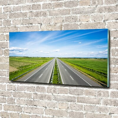 Wall art acrylic highway