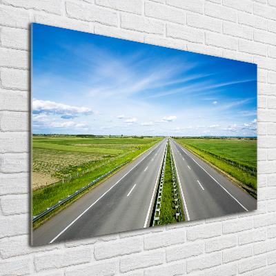 Wall art acrylic highway