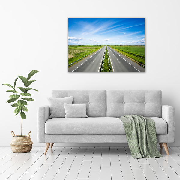 Wall art acrylic highway