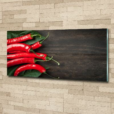 Print on acrylic Chilli peppers