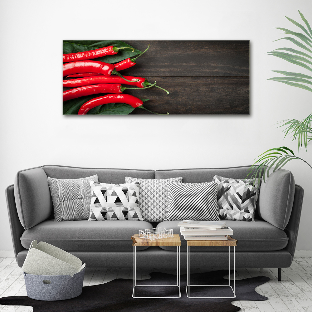 Print on acrylic Chilli peppers