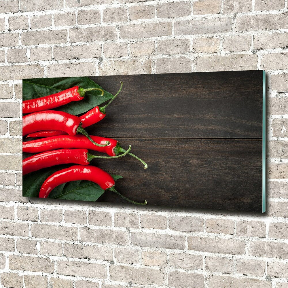 Print on acrylic Chilli peppers