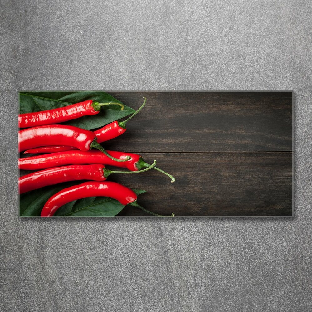 Print on acrylic Chilli peppers