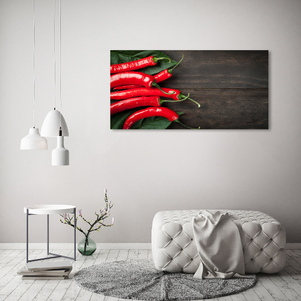 Print on acrylic Chilli peppers