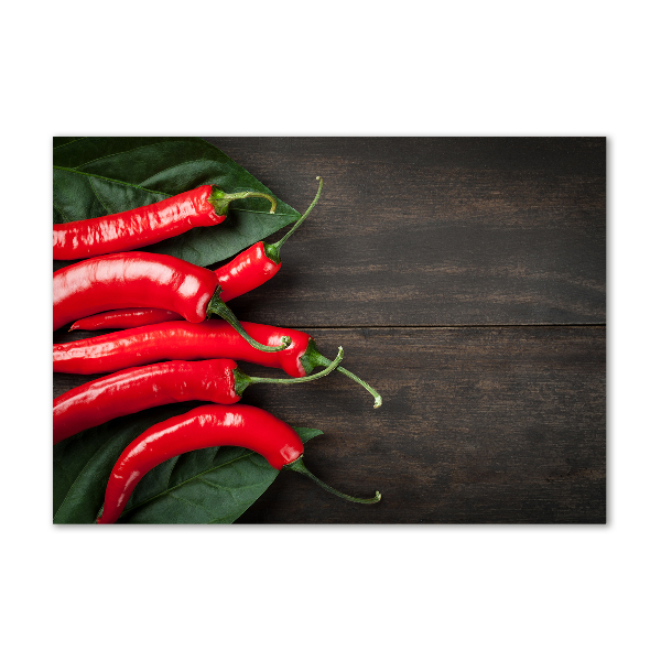 Print on acrylic Chilli peppers