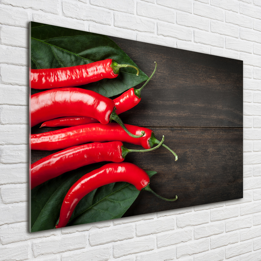 Print on acrylic Chilli peppers