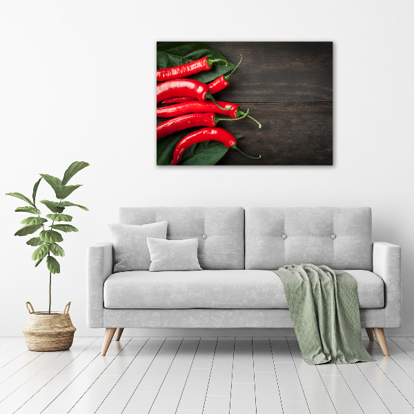 Print on acrylic Chilli peppers