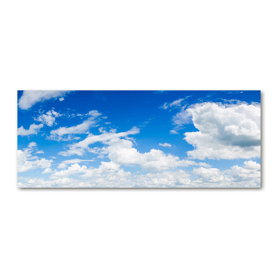 Acrylic print Clouds in the sky