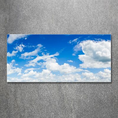 Acrylic print Clouds in the sky