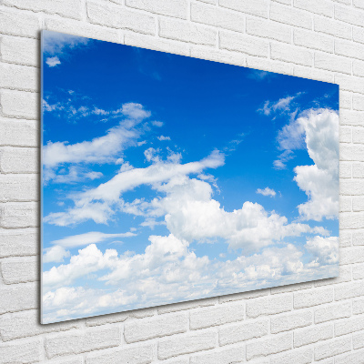 Acrylic print Clouds in the sky