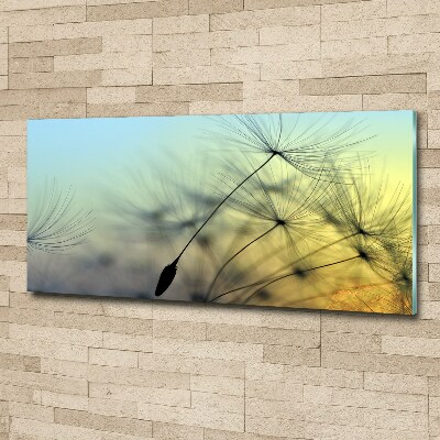 Wall art acrylic Dandelion seeds