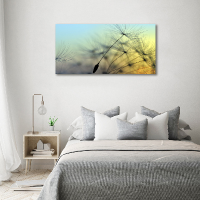 Wall art acrylic Dandelion seeds