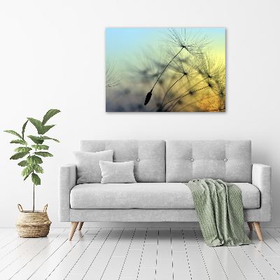 Wall art acrylic Dandelion seeds