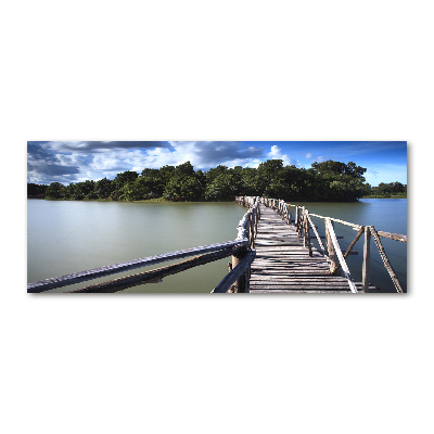 Print on acrylic Wooden bridge