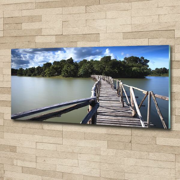 Print on acrylic Wooden bridge