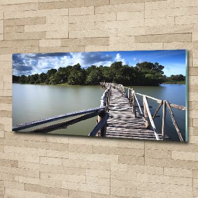 Print on acrylic Wooden bridge