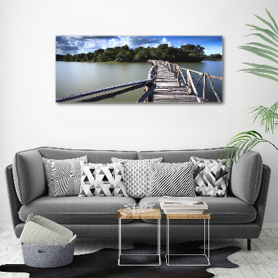 Print on acrylic Wooden bridge